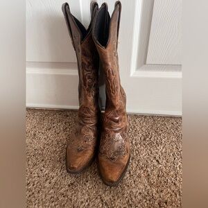 Laredo Ladies Brown Leather Boots